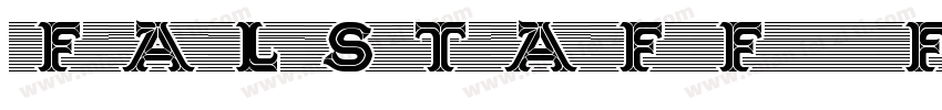 Falstaff Festival MT W00 Rg字体转换